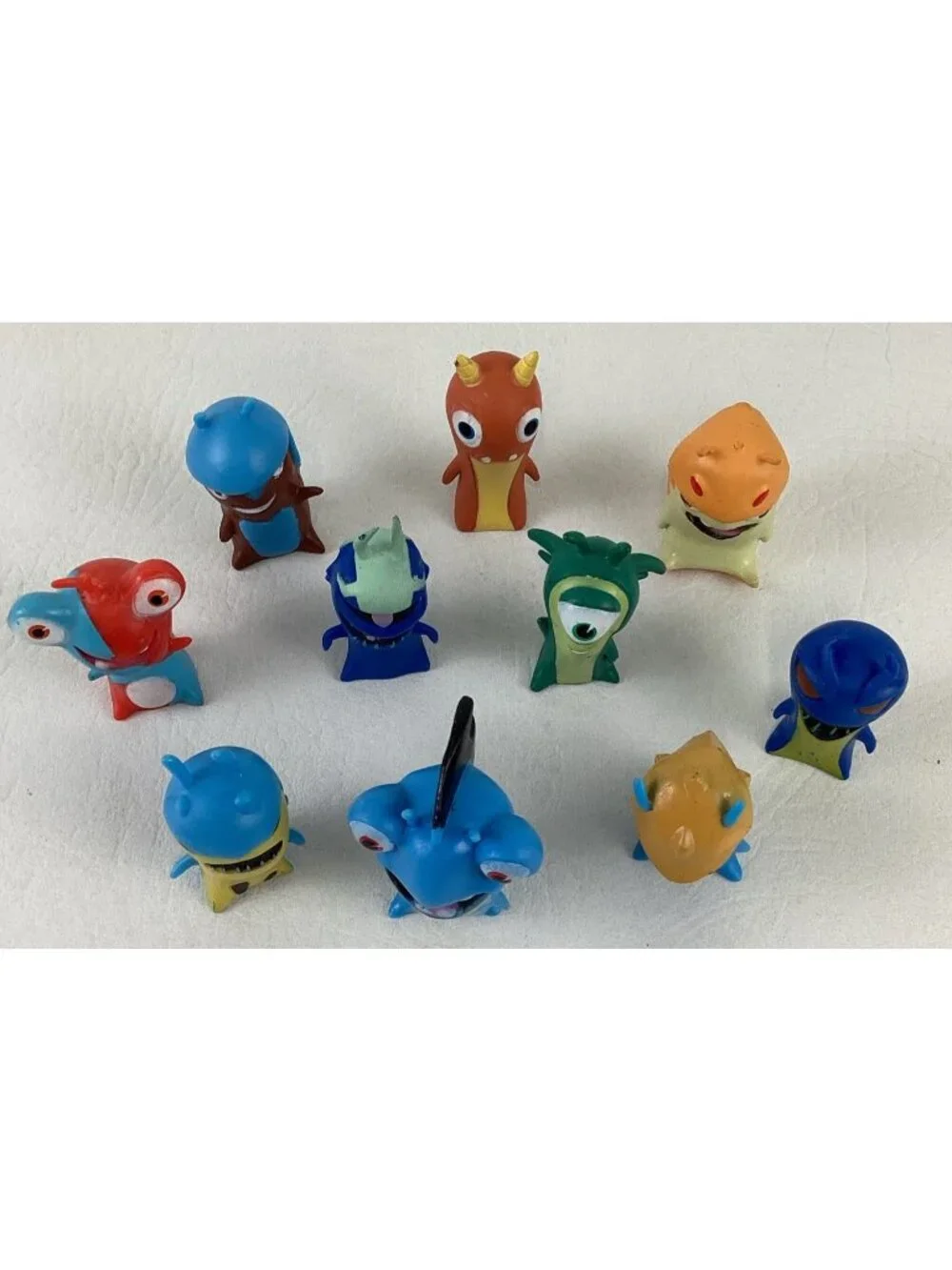 Slugterra Elemental Slugs Mini Action Figure Lot Crystald Doc Tormato Frostfang